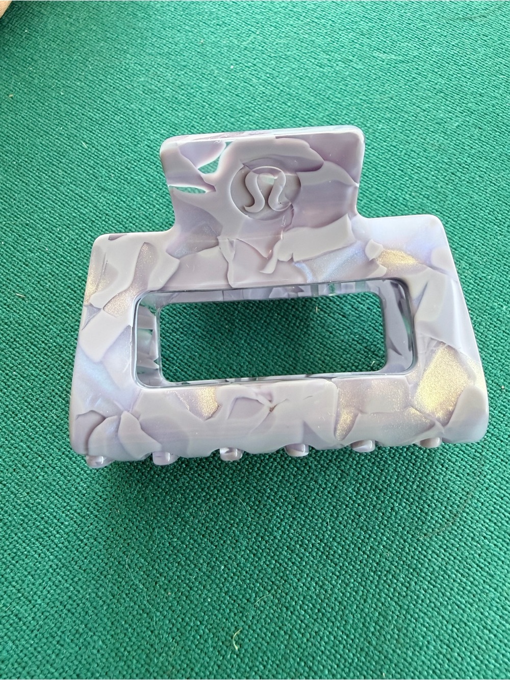 lululemon athletica Lavender Marble Hair Claw Clip